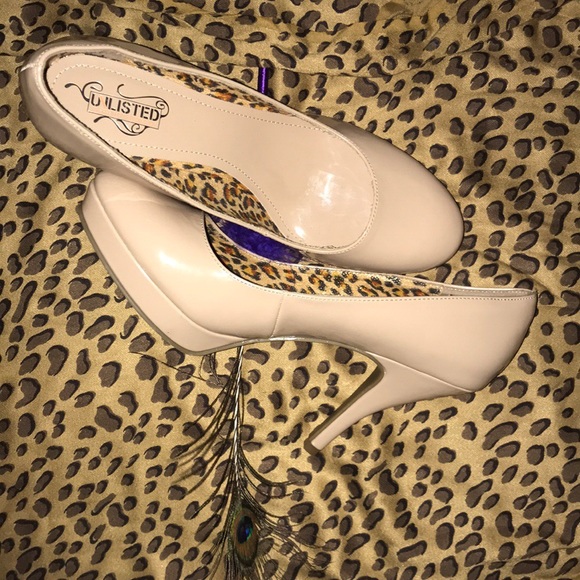 Unlisted Shoes - Brand New -Unlisted Nude Patent Leather